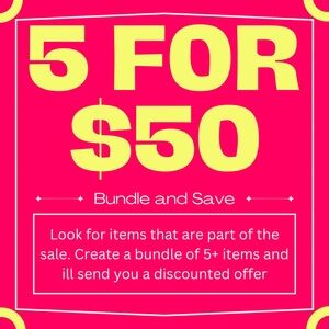 5 for $50 Bundle Offer